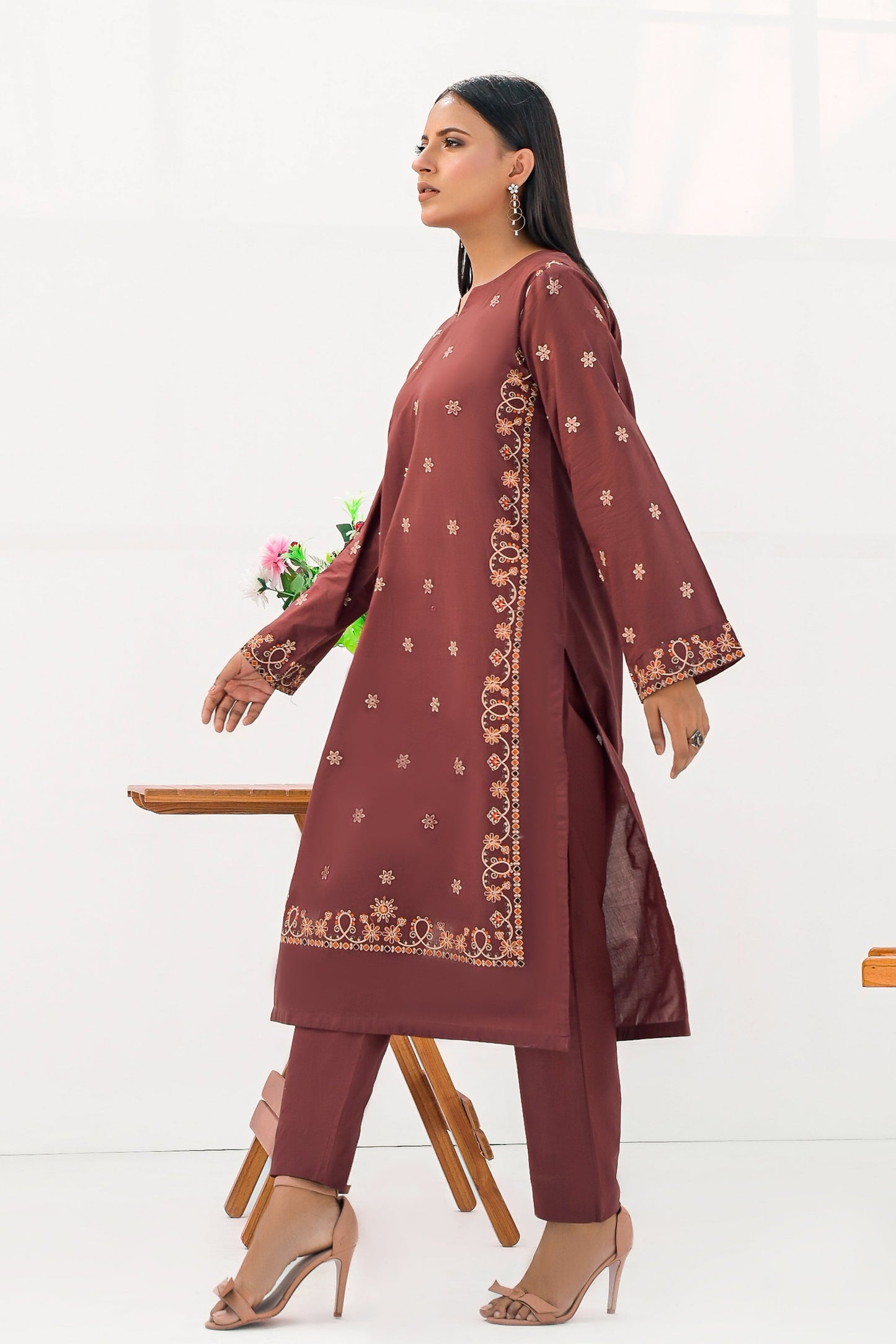 CHINAR Lawn Embroidered Dress