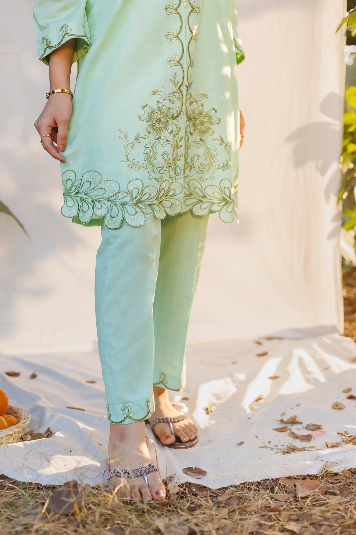Aura- Luxury Embroidered 2PC Lawn Dress