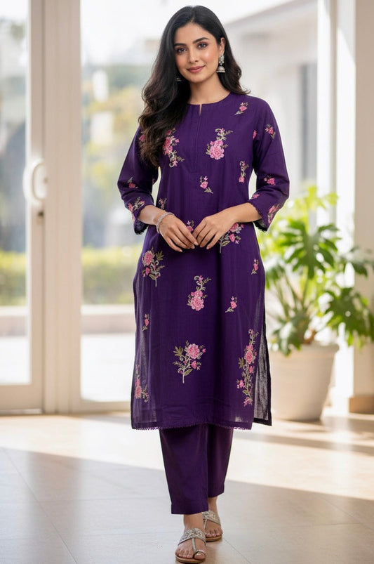 Ayra - Embroidered2-PC Khaddar Dress