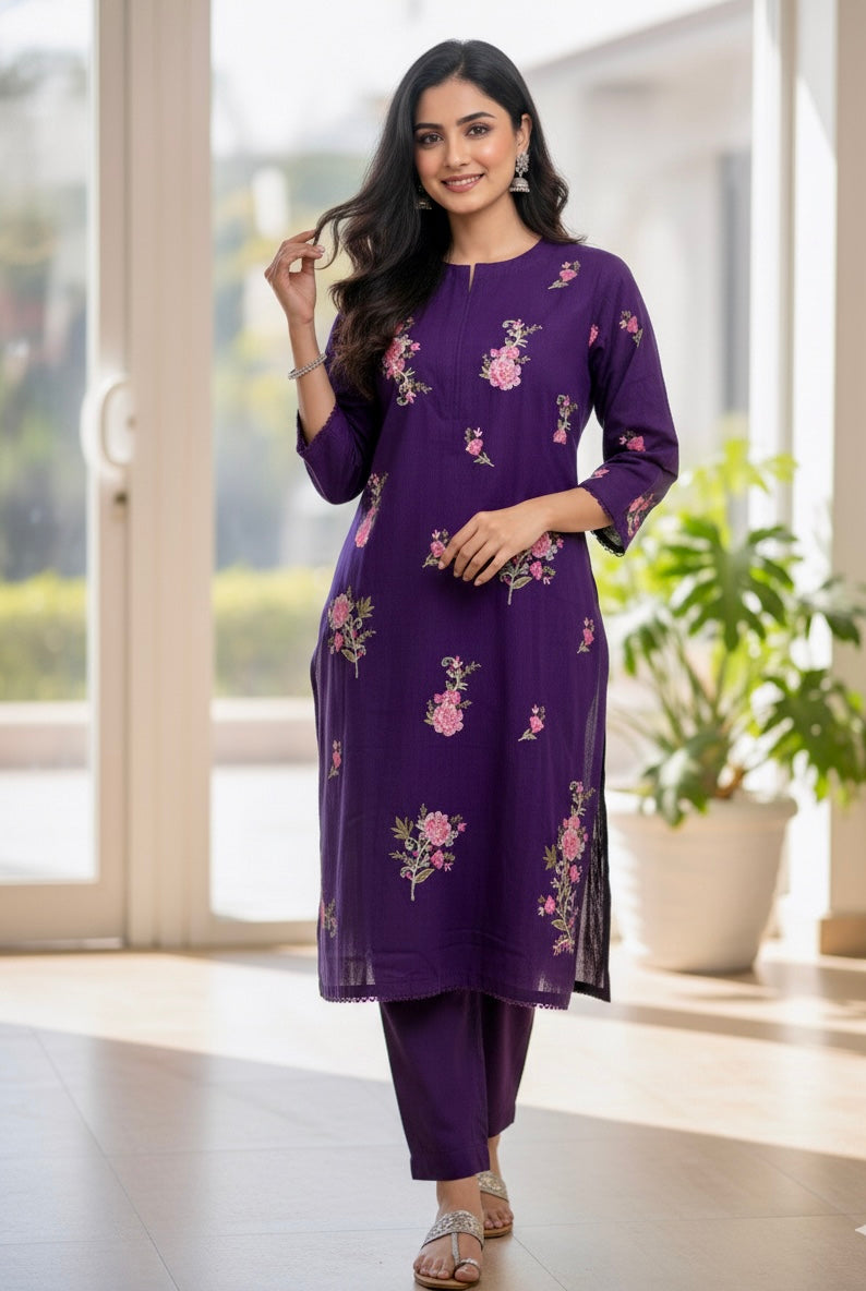 Ayra - Embroidered2-PC Khaddar Dress
