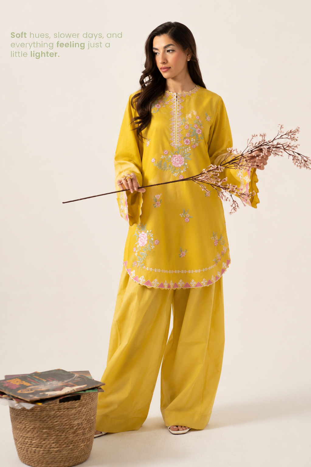 MELLOW Embroidered Lawn 2 Piece