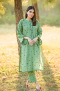 Nilofer- Green Embroidered Lawn 1 Piece - Shirt Only Mak Fashion