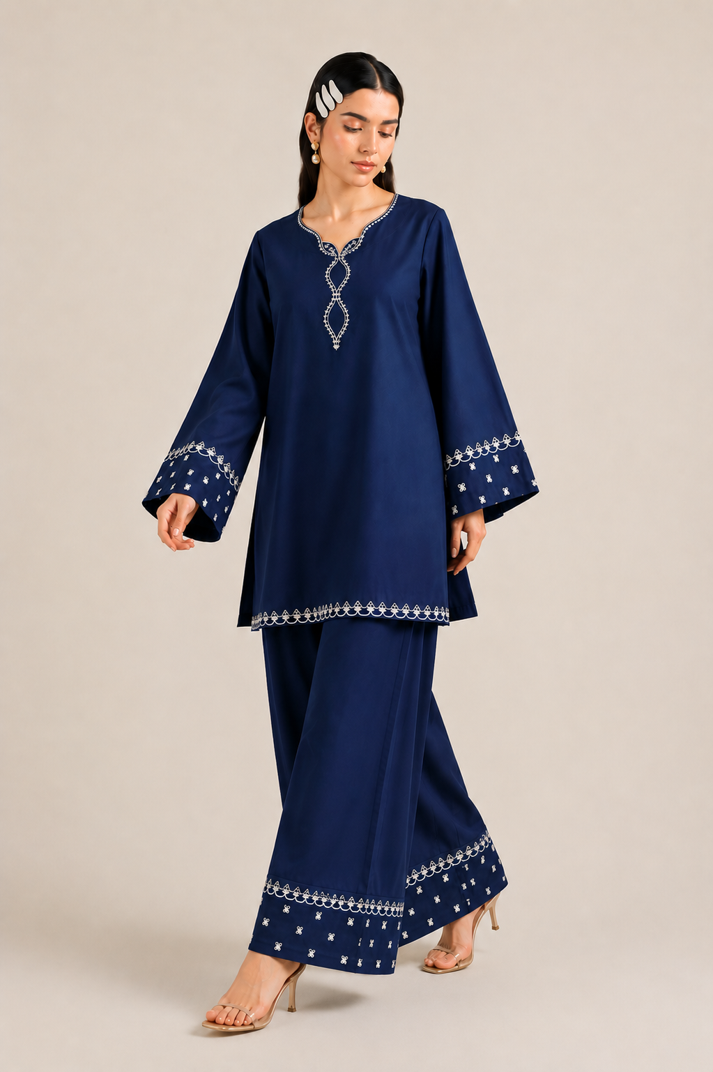 INDIGO Embroidered Lawn 2 Piece