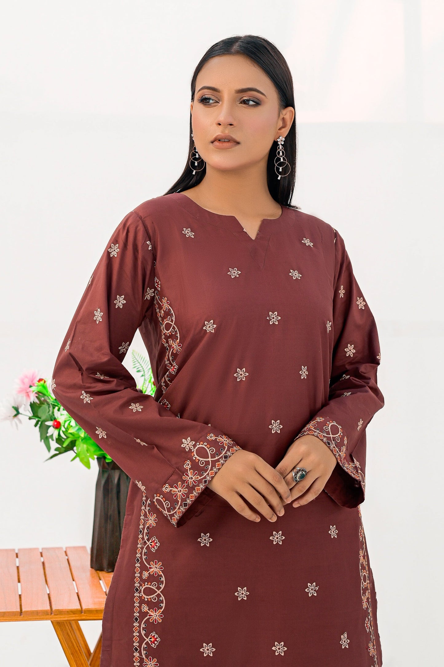 CHINAR Lawn Embroidered Dress