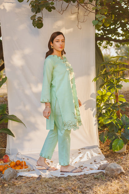 Aura- Luxury Embroidered 2PC Lawn Dress
