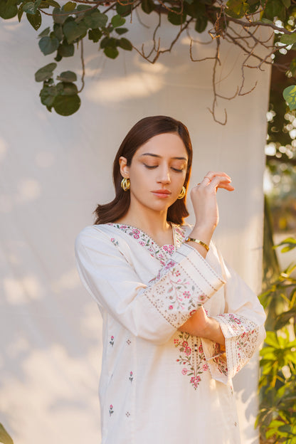 Fiora- Luxury Embroidered 2PC Lawn Dress
