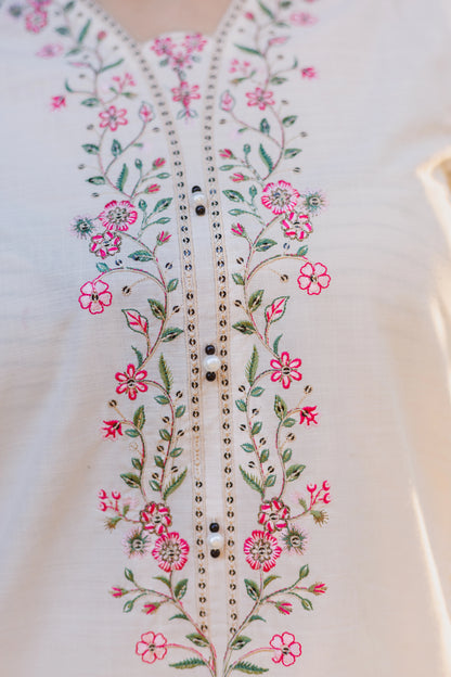 Fiora- Luxury Embroidered 2PC Lawn Dress