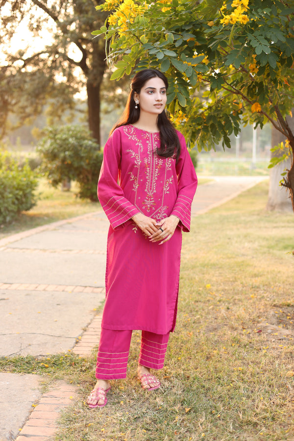 Mai- Lawn Embroidered 2 Piece Dress