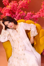Zeenat- Raw Silk Formal Stitched Dress