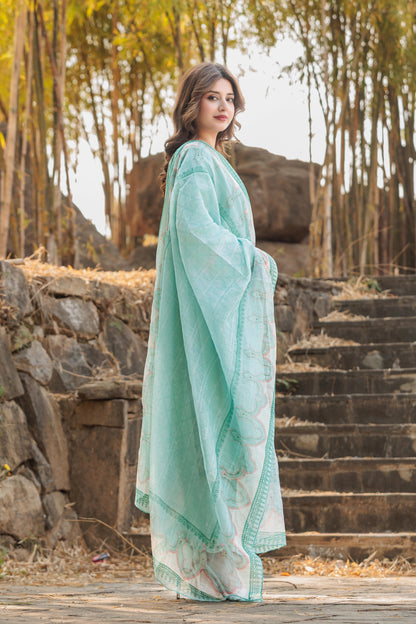 ZAIB Embroidered 3-PC Lawn Dress