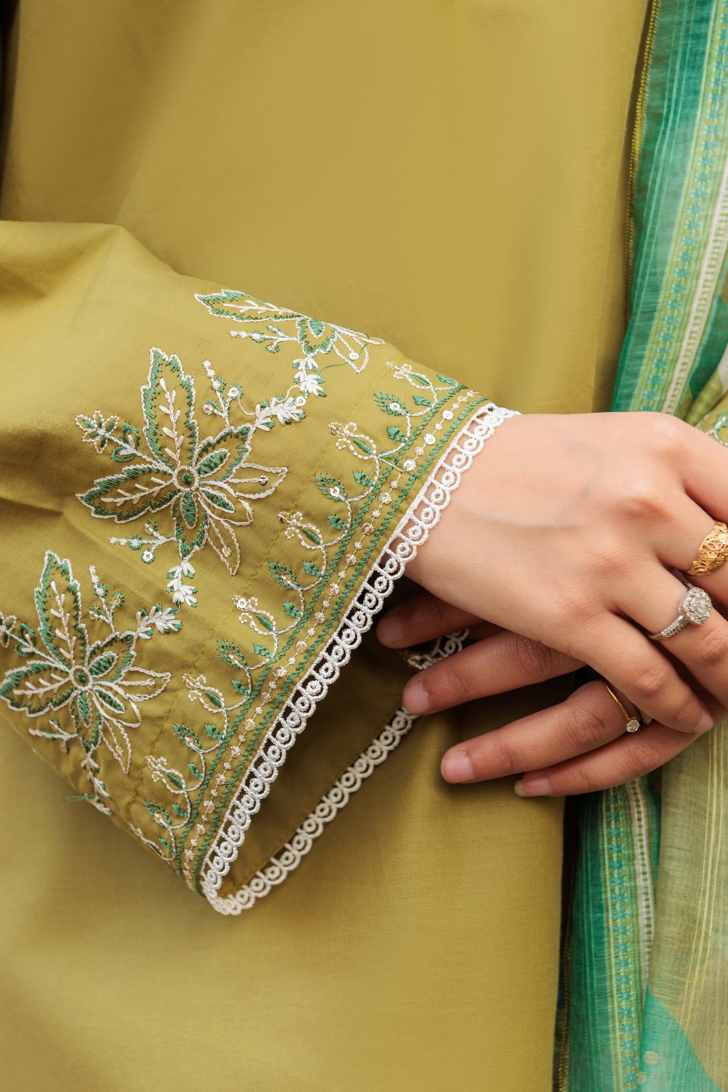 RUBINA Embroidered 3-PC Lawn Dress