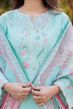 NERINA Embroidered 3-PC Lawn Dress
