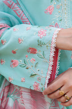 NERINA Embroidered 3-PC Lawn Dress