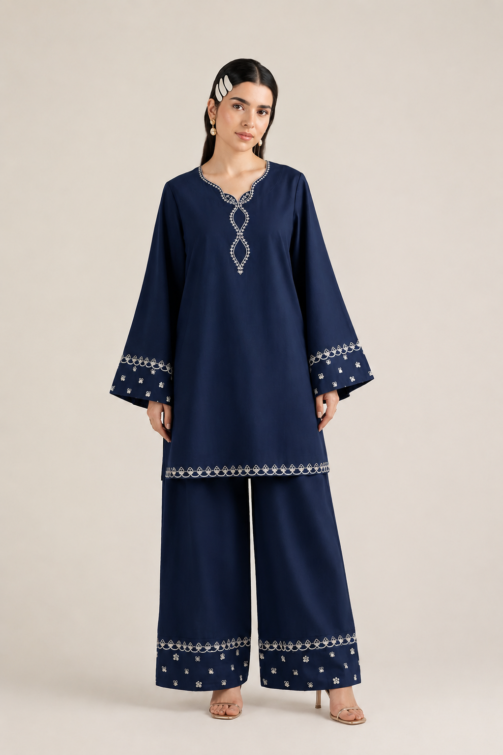 INDIGO Embroidered Lawn 2 Piece