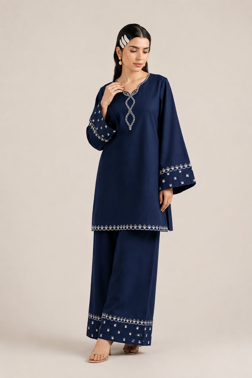 INDIGO Embroidered Lawn 2 Piece