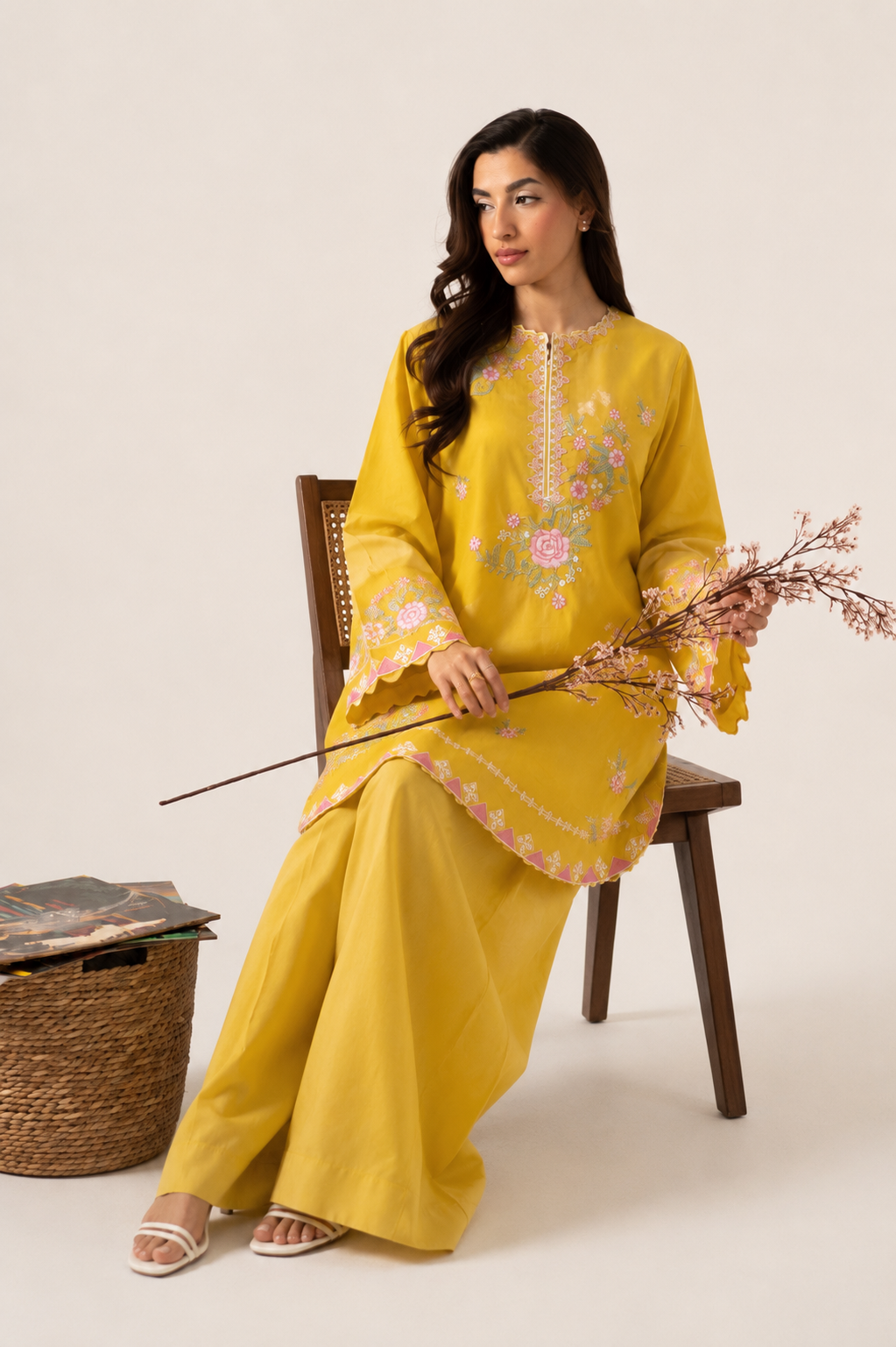 MELLOW Embroidered Lawn 2 Piece