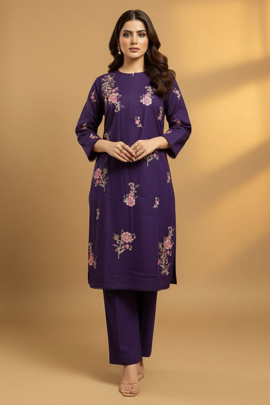 Ayra - Embroidered2-PC Khaddar Dress