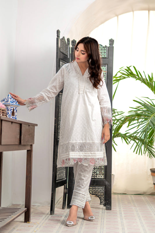 CATMINT - Luxury Embroidered 2-PC Lawn Dress