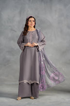VIVA Embroidered 3-PC Lawn Dress