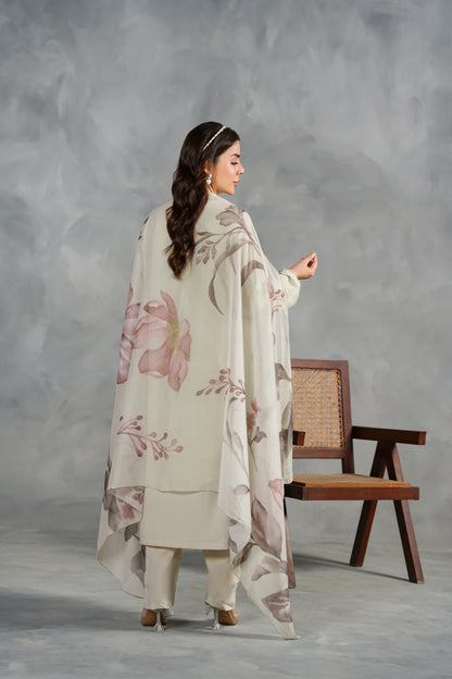 AVELINE Embroidered 3-PC Lawn Dress