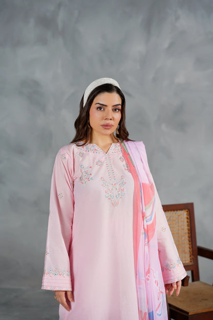 DREAM Embroidered 3-PC Lawn Dress