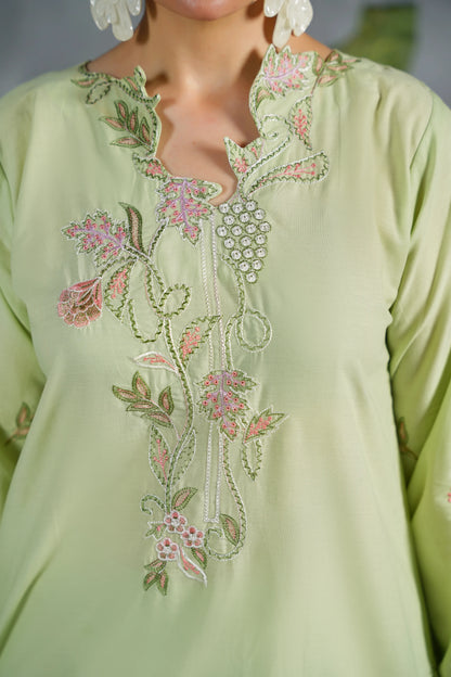 SPRING Embroidered 3-PC Lawn Dress