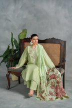 SPRING Embroidered 3-PC Lawn Dress