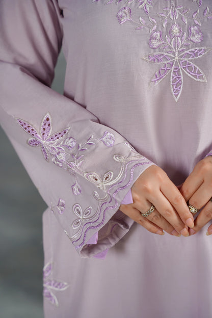 ELYSIA Embroidered 3-PC Lawn Dress