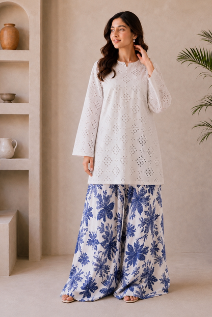 Botanica Schiffli Embroidered Lawn 2 Piece