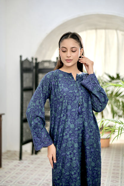 CLARET - Embroidered 2-PC Lawn Dress